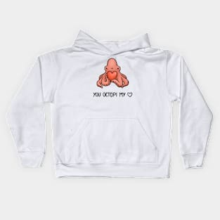 You Octopi My Heart Kids Hoodie